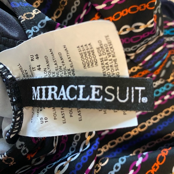 Miraclesuit Shimmer Links Odyssey One Piece Swimsuit Size 10 - Picture 14 of 16